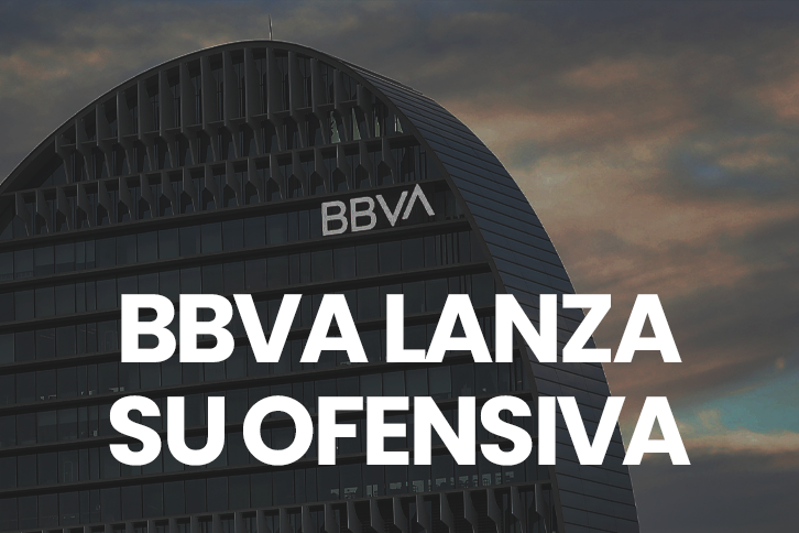 El BBVA está decidido y lanza sus garras sobre el Banco Sabadell: ha solicitado autorización a la CNMV para su OPA hostil.