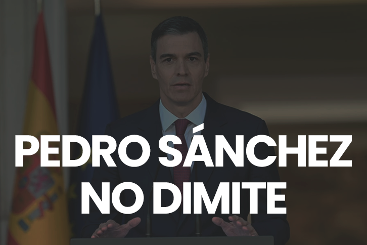 Después de mantener en vilo a la Nación durante cinco largos días, Pedro Sánchez ha comunicado al país que no va a dimitir.