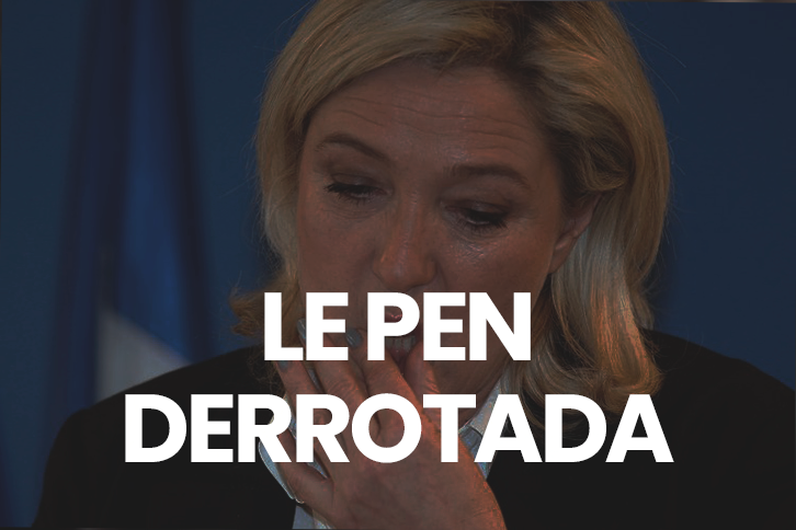 Pese a una primera vuelta histórica, una estrategia conjunta de la izquierda de cara a la segunda vuelta ha logrado imponerse a Le Pen.