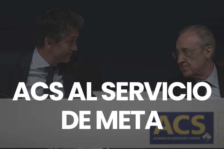 Florentino y Zuckerberg se alían: ACS construirá el mayor centro de datos de Meta, con una inversión de 10.000 millones USD.